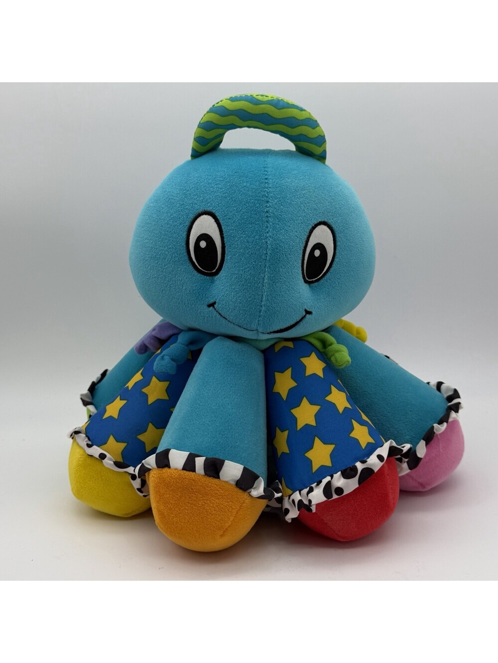 Lamaze Octotunes Musical Octopus Plush Baby Sensory Toy Blue Multicolor